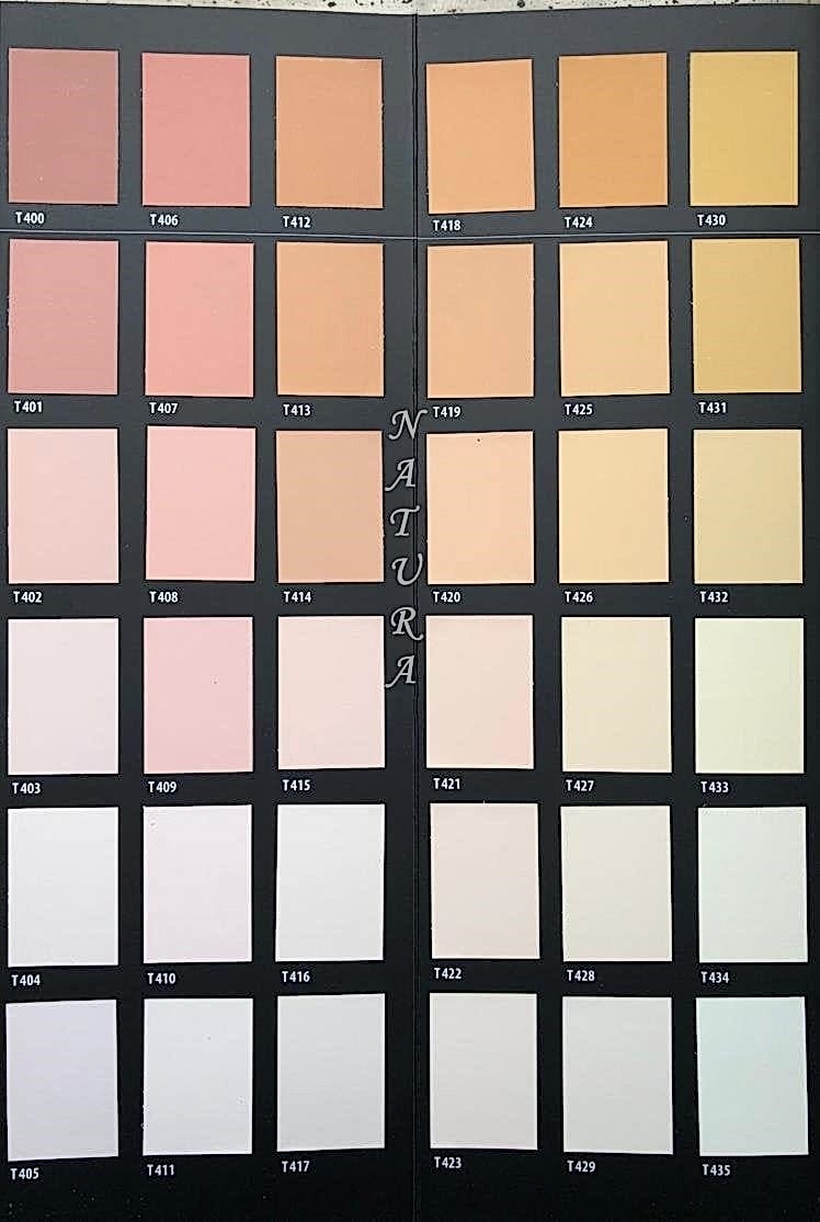 Marmorino Renk Kartelası