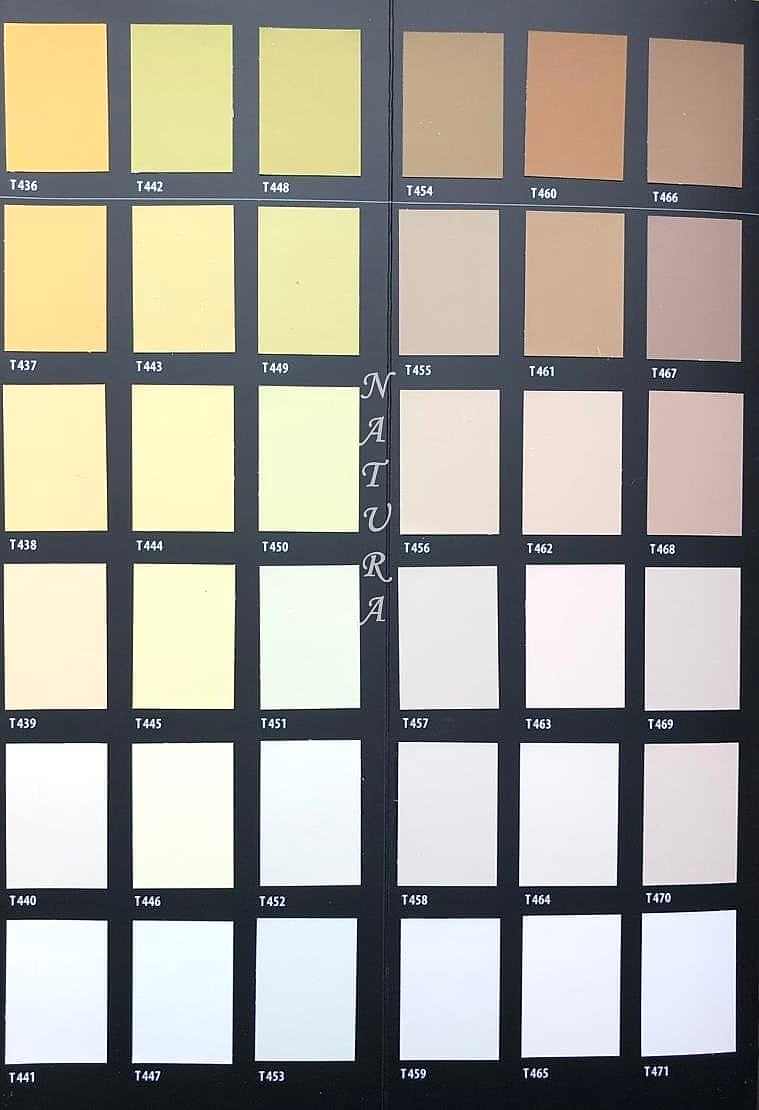 Marmorino Renk Kartelası