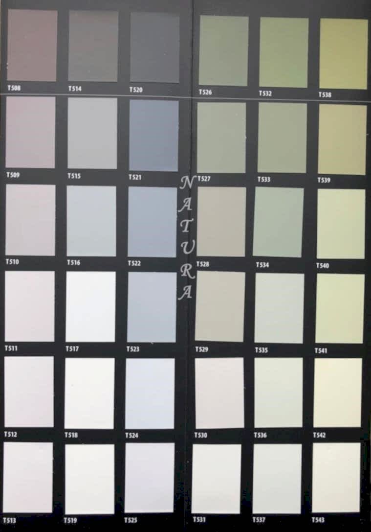 Marmorino Renk Kartelası