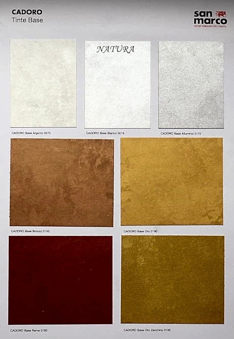 Cadoro Renk Kartelası