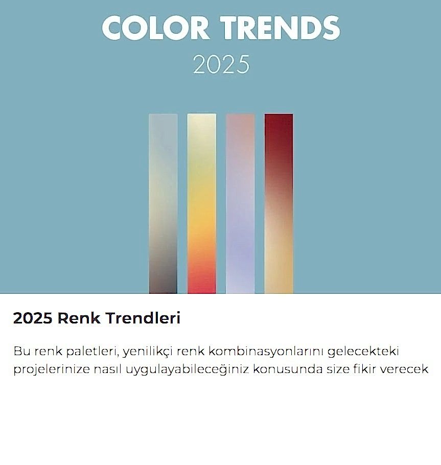 2025 Renk Trendleri