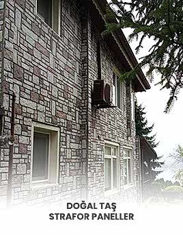 Doğal Strafor Dış Cephe Paneller