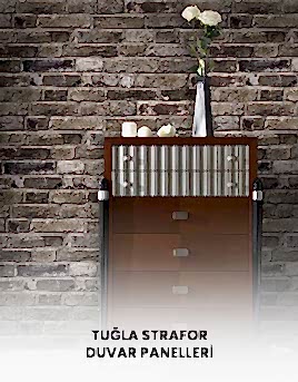 Tuğla Strafor panelleri