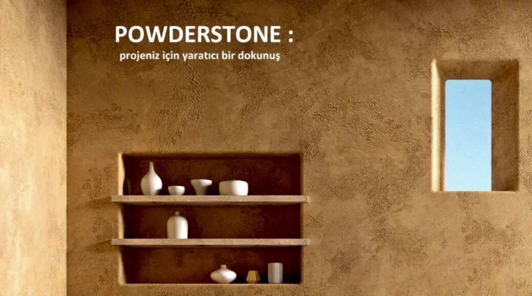 POWDERSTONE  Doğal Toz Sıva - Kireç Bazlı