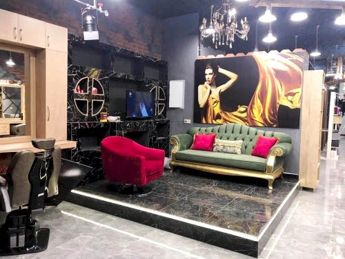 PMD-03 Black & White Mermer PVC Plaka - Thumbnail