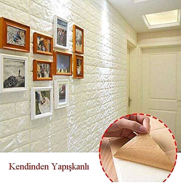 TSW-01 Kendinden Yapışkanlı Sünger Duvar Paneli